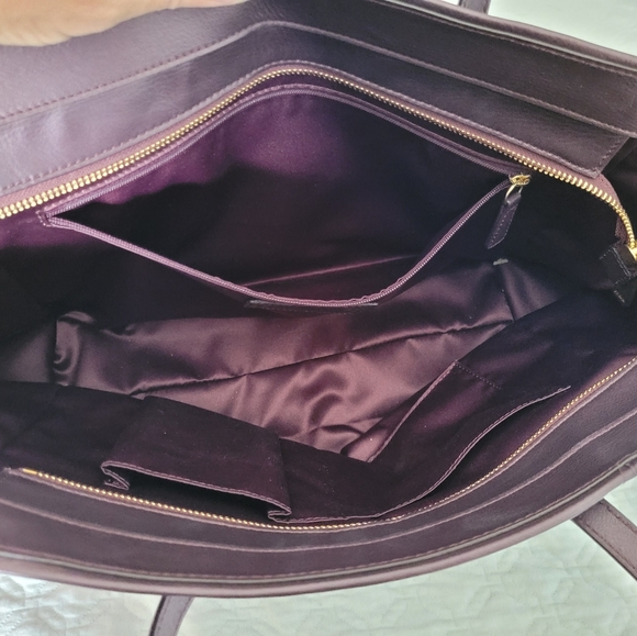 Coach plum purse - Picture 2 of 3